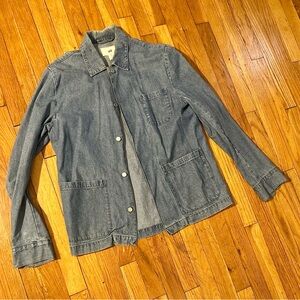H&M Light Blue Denim French Chore Jacket